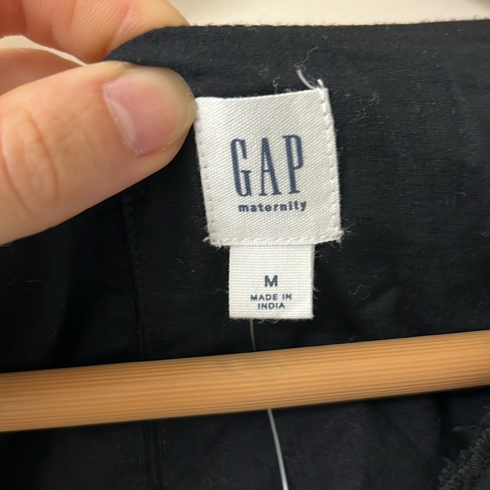 Nwt Gap Maternity Embroidered Flutter Sleeve Dres… - image 7